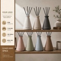 Diffuseur de parfum d'ambiance en céramique non toxique de qualité supérieure, en forme de vase, avec parfum de rose, pour chambre d'hôtel de luxe
