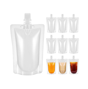 Wholesale Leakproof Lightweight Disposable Multi-size PE PA PET <strong>Spout</strong> <strong>Pouch</strong> For Juice And Sauce Dispensing - Product Image 4