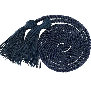 HH Single Color Double And One Colors High Quality Graduation Honor Cord Intertwined