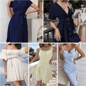 Bulk Großhandel Hochwertiges Kleid Brandneue gemischte Größen Kleidung Lager Zufällige Lieferung - Product Image 4