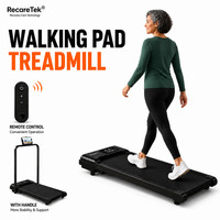 Caminadora con Inclinación Automática, Plataforma para Caminar con Inclinación, Equipo de Gimnasio en Casa, Equipo para Correr en Casa, Máquina Compacta para Caminar, Equipo de Ejercicio