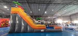 Toboggan aquatique gonflable de qualité commerciale de 18 pieds de haut, piscine en PVC/vinyle de qualité supérieure, <span class=keywords><strong>château</strong></span> pour les aventures en plein air, utilisation à domicile ou à l'école - Product Image 5