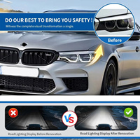 Feux de voiture compatibles avec BMW G30, projecteur de phare LED, lentille, 2018-2020, Série 5, 530i, 525i, M5, G38, phare avant, DRL, signal