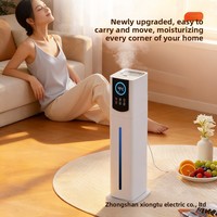 Humidificateur domestique 9L Bestseller grande capacité pour chambre à coucher, stérilisation de l'air, humidification, brume froide/chaude, aromathérapie, ultrasons