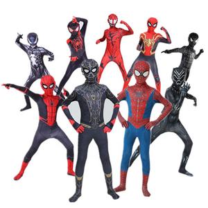 Costume di Halloween rosso nero ragno uomo vestito costumi bambini bambini Spider-Man Cosplay <span class=keywords><strong>abbigliamento</strong></span> - Product Image 1