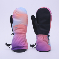 Gants d'hiver unisexes personnalisés pour le ski et le snowboard, compatibles écran tactile, imperméables, isolés, antidérapants, avec sangle en sangle extensible