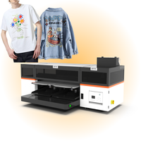 Impresora DTG de Doble Estación, Impresora Digital de Camisetas de Grado Industrial, Impresora Textil de Alta Productividad para Fábrica