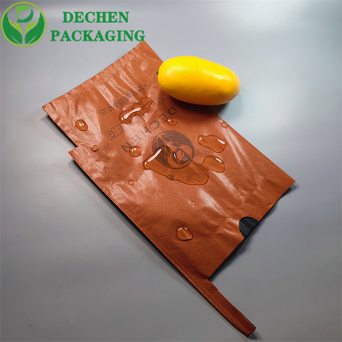 Grape Kraft Paper Bag For Protecting Mango Fruit Protection Growing Paper