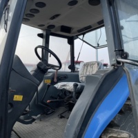 Tracteurs agricoles d'occasion New Holland SNH804 avec cabine 4x4wd Machines agricoles Chargeur TD5 TT75 Bas prix