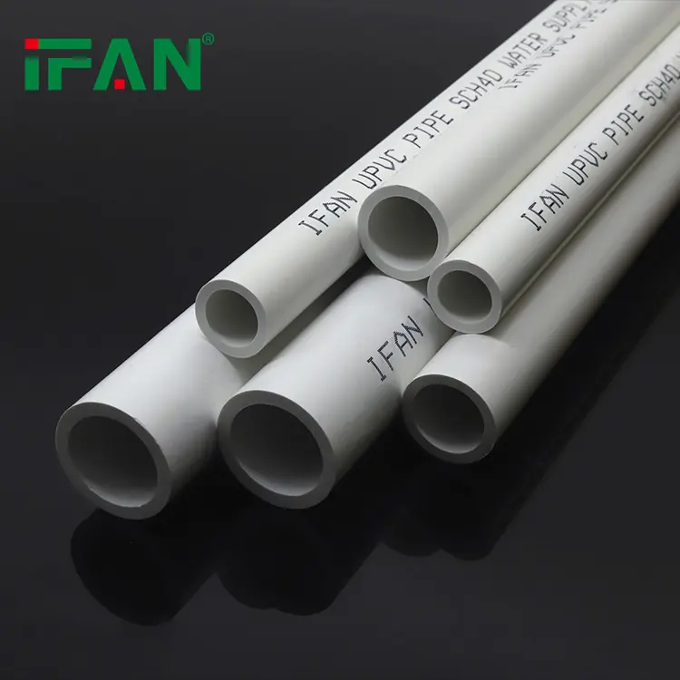 IFAN מפעל מחיר 3 4 אינץ 110mm קוטר UPVC צינור צינורות פלסטיק אינסטלציה מים אספקת לוח זמנים 40 PVC צינור