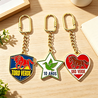 Porte-clés gravés au laser, porte-clés en métal en forme de cœur, logo personnalisé en métal