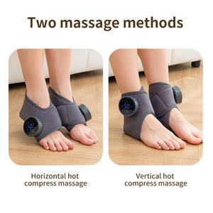 Masajeador de Tobillo Inalámbrico Recargable de Compresión de Aire, Fácil de Usar, con Calor, Alivio de Celulitis, Transpirable, Portátil y Duradero - Product Image 3