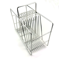 Panier de rangement sur mesure en acier inoxydable 304, paniers de rangement suspendus pliables en métal tressé