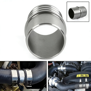 Conector de manguera de 1-1/2" a 1-1/2", Adaptador de manguera de refrigerante de <span class=keywords><strong>radiador</strong></span> de aluminio billet, Conexión de reparación de tubo de puerto de vapor de plástico LS3 LS2 - Product Image 6