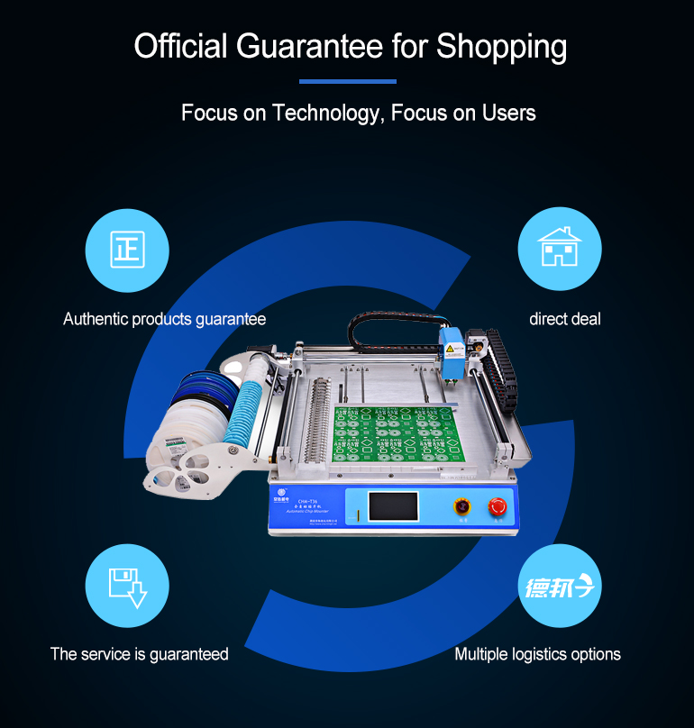 Manual Operation Desktop 2 Head Charmhigh Pick And Place Feeder Technology