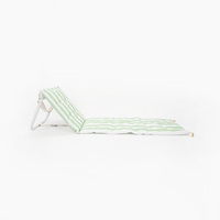 Chaise de plage pliable portable, luxueuse et idéale pour la plage, le camping et les activités de plein air, avec un siège confortable et élégant
