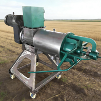 Presse à vis séparatrice pour la déshydratation automatique du fumier animal, équipement agricole pour le fumier de vache