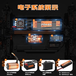 Nuevo ZD Racing <span class=keywords><strong>MT09</strong></span> 4WD, Auto RC de Carreras <span class=keywords><strong>a</strong></span> <span class=keywords><strong>Escala</strong></span> 1/9, Monster Truck con Motor sin Escobillas 3S 4S RTR, 65-80 km/h, Alto Rendimiento, MT-09 - Product Image 3