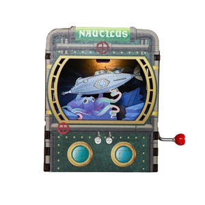 Emballage de boîte en fer blanc unique personnalisé Oem China Princesse dans la boîte boîte en métal personnalisée boîte à musique manivelle à main - Product Image 5