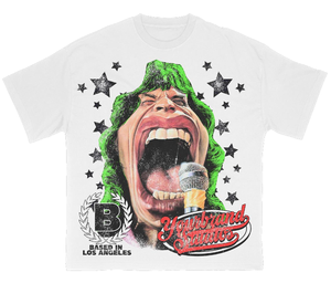 Designer personalizzato con Logo il tuo marchio T-Shirt oversize invecchiata Camiseta 3D Screen Print T-Shirt corta da uomo - Product Image 2