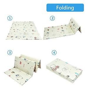 Tappetino da Gioco Pieghevole per Bambini - Impermeabile con Motivo su Entrambi i Lati - Recinto per Giocattoli - Tappetino Antiscivolo per Gattonare - Product Image 5