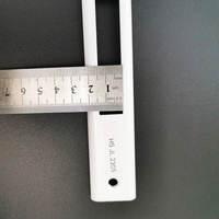 Cerradura de manija de puerta corredera de aluminio Placa de empuje y tracción Cubierta de cerradura de puerta corredera para manija de puerta de vidrio con cerradura de llave