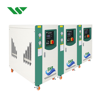 Compresseur à spirale de réfrigération R410A de Chine, refroidisseur d'eau refroidi par air/eau, refroidisseur d'eau à haute efficacité pour le soufflage de bouteilles en PET