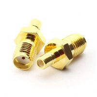 Cable Coaxial que se conecta a dispositivos de red, con conectores enchufables Rj45, adaptador Rf Rp Sma macho a Sma hembra, Stock adecuado