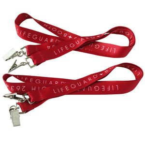 OEM individuell bedruckte <span class=keywords><strong>ID</strong></span>-Karte Abzeichen halter Riemen Laynard Lan yards Nylon Lanyard für Schlüssel - Product Image 3