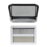 Fenêtre de caravane à double couche en acrylique résistante aux UV, isolation thermique, fenêtre à charnières avec système de verrouillage sécurisé pour caravane