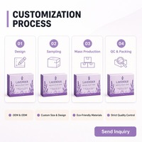 Boîtes d'emballage de savon personnalisées imprimées en papier kraft carton écologique pliable pour salle de bain, vente en gros
