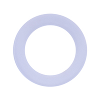 Flange en verre de quartz fondu blanc laiteux, translucide, opaque, personnalisée, haute résistance, haute stabilité à la température, pureté 99,999% pour