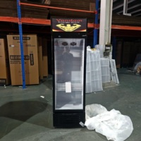 Lemari Pendingin Minuman Pintu Kaca Desain Modern, Pendinginan Cepat untuk Toko Es Krim, Toko Kelontong, Supermarket, Ritel, Restoran, Hotel, Bar, dan C-Store
