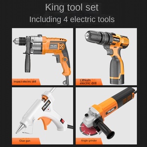 Cassetta degli attrezzi per la riparazione di Hardware di lusso da 46 pezzi più completa e multifunzionale, comprese chiavi inglesi, strumenti a mano in scatola - Product Image 4
