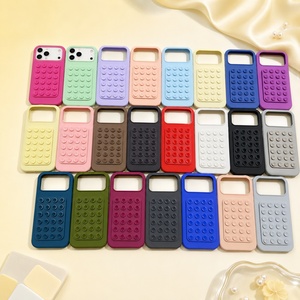 Funda de Silicona para iPhone 17, Color Sólido, Resistente a Impactos - Product Image 1