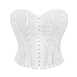 <span class=keywords><strong>Bustier</strong></span> Corset Léopard Femme Sans Bretelles Désossé, Mince et Sexy avec Crochets Frontaux - Product Image 6