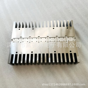 Custom Aluminum Heat Sink <b>Radiator</b> For Manufacturing 100x100x20mm Cooling Solution - Product Image 5