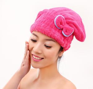 <span class=keywords><strong>Serviette</strong></span> <span class=keywords><strong>de</strong></span> cheveux en polaire corail à nœud papillon mignonne et bon marché d'usine, rose, séchage rapide, bonnet <span class=keywords><strong>de</strong></span> <span class=keywords><strong>douche</strong></span>, <span class=keywords><strong>serviette</strong></span> absorbante pour cheveux, turban pour cheveux - Product Image 1