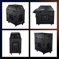 SP Grande machine à confettis métallique à énergie éolienne avec contrôle DMX512, portée de pulvérisation de 15-25m, ventilateur souffleur pour canon à confettis de scène