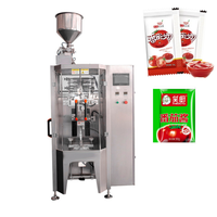 Machine automatique multi-voies pour l'emballage de sachets de liquides alimentaires avec emballage film/feuille, à entraînement motorisé