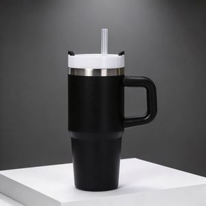 Children 14oz Stainless Steel <b>Travel</b> <b>Cup</b> with Straw Lid Handle Vacuum Insulated Beverage Tumbler - Product Image 5