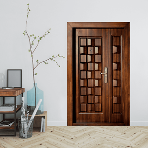 Modern Decor Steel Entrance Porta Deslizante Superfície Acabada para Villa Aplicação Fábrica Segurança - Product Image 4