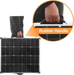 DOKIO 100W 160W 200W Panneau solaire pliable Chine 10A/20A 12V Contrôleur cellule photovoltaïque pliable/Système Chargeur Panneau solaire - Product Image 6