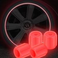 4 pièces bouchons de Valve de pneu en plastique fluorescent durable universel pour la plupart des voitures SUV camions nouvel état