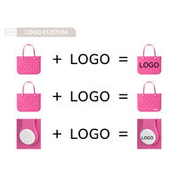 Sac de plage EVA imperméable, durable et léger, grande capacité, logo personnalisé, OEM, pour voyage, piscine, gym, shopping, extérieur