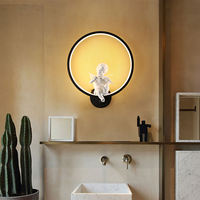 Applique murale LED moderne en fer forgé, style minimaliste, pour la décoration intérieure