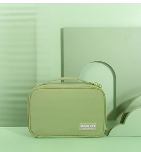 Bolsa de aseo multifuncional, bolsa de almacenamiento de cosméticos, bolsa de maquillaje de viaje, bolsa de aseo impermeable para colgar, bolso de moda para mujer - Product Image 6