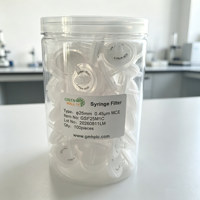 Filtres à seringue stériles en PES et PTFE de 0,22 µm et 0,45 µm, 13 mm, 25 mm, 33 mm, pour HPLC, filtration en laboratoire, fabricant