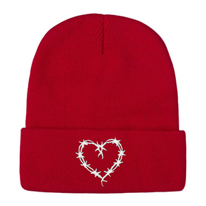 Gorro de Punto Bordado <span class=keywords><strong>Bichota</strong></span>, Estilo Europeo Americano, para Clima Frío, de la Cantante KAROL G, para Otoño, Viajes - Product Image 3