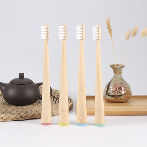 <span class=keywords><strong>Brosse</strong></span> à dents adulte sonique à manche rond souple au charbon de bois Ecofresh doré haut de gamme interchangeable Offre Spéciale avec étui en bois - Product Image 1